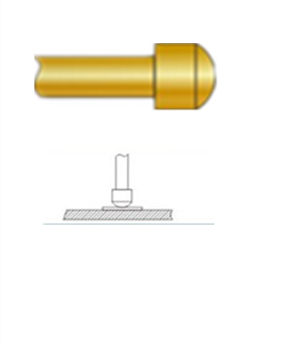 圓頭探針、探針用法圖、探針原理圖、測試探針圖片