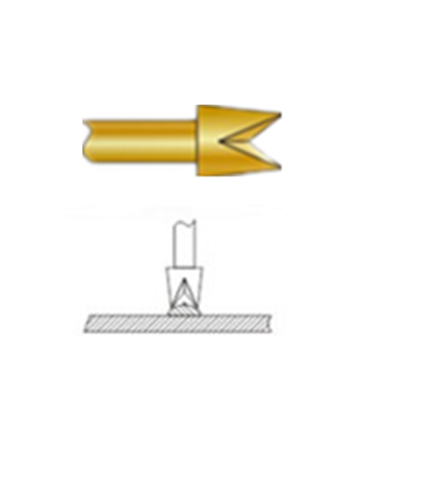四爪頭探針、探針用法圖、探針原理圖、測試探針圖片